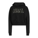 【送料無料】 ヴェルサーチ レディース パーカー・スウェットシャツ アウター Sweatshirts Black
