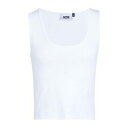 【送料無料】 ジーシーディーエス レディース カットソー トップス Tank tops White(4)