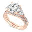 Хå꡼ߥ奫   ꡼ Certified Lab Grown Diamond Round Three Stone Bridal Set (4-1/4 ct. t.w.) in 14k Gold Rose Gold