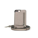 w P[X Y z ANZT[ Crossbody iPhone Plus Case with Strap Wallet Bronze