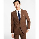 バースリー メンズ ジャケット＆ブルゾン アウター Men 039 s Slim-Fit Suit Jackets, Created for Macy 039 s Brown