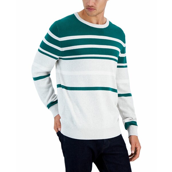 クラブルーム メンズ ニット セーター アウター Men 039 s Vary Striped Sweater, Created for Macy 039 s Spruce Up