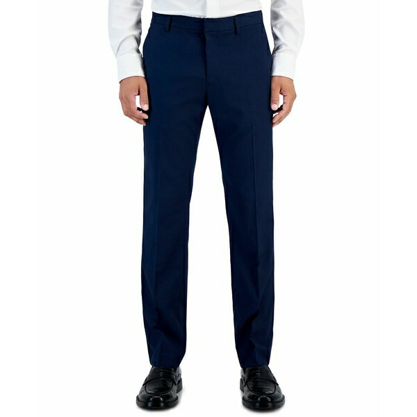 ڥ꡼ꥹ  奢ѥ ܥȥॹ Men's Slim-Fit Non-Iron Performance Stretch Heathered Dress Pants Total Eclipse