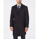 iEeBJ Y WPbgu] AE^[ Men's Classic-Fit Batten Overcoat Grey