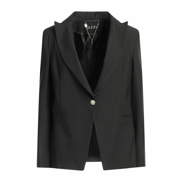 【送料無料】 エムディーエム マドモアゼル ドゥ モンド レディース ジャケット＆ブルゾン アウター Blazers Black