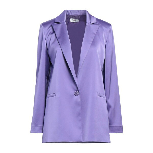 【送料無料】 ホッパー レディース ジャケット＆ブルゾン アウター Blazers Purple(4)