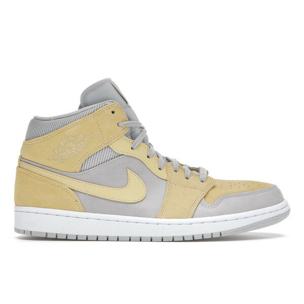 Jordan ジョーダン メンズ スニーカー 【Jordan 1 Mid Mixed Textures Yellow】 サイズ US_7(25.0cm) Grey/Yellow