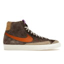 Nike ナイキ メンズ スニーカー 【Nike Blazer Mid '77 Premium Dark Chocolate】 サイズ US_12.5(30.5cm) Dark Chocolate/Tan-Purple