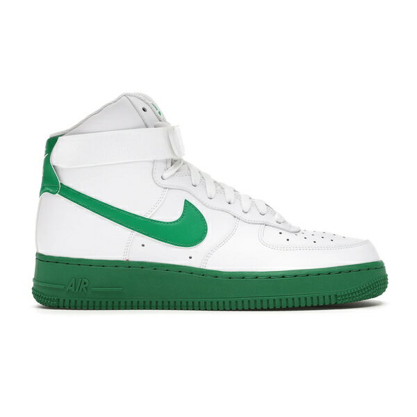 Nike ナイキ メンズ スニーカー 【Nike Air Force 1 High White Green Midsole】 サイズ US_M_13 White/White-Lucky Green