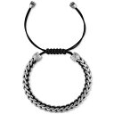 ブロバ レディース 腕時計 アクセサリー Men's Icon Cord Bracelet in Stainless Steel Na