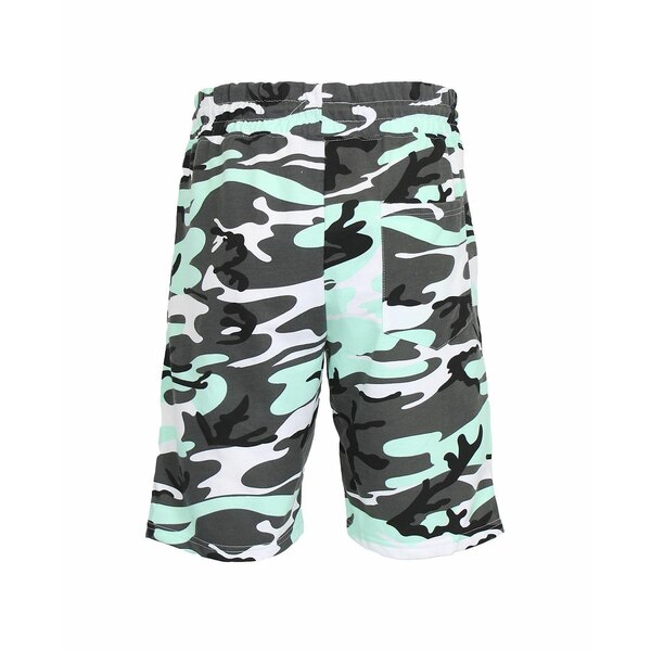 ギャラクシーバイハルビック メンズ カジュアルパンツ ボトムス Men's Camo Printed French Terry Shorts Mint Camo