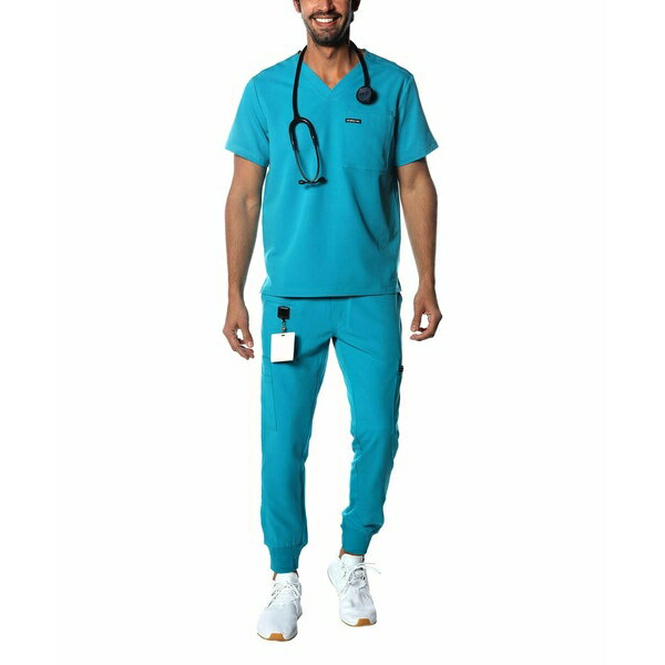 メンバーズオンリー メンズ カジュアルパンツ ボトムス Men's London Jogger Scrub Pants for Men Teal
