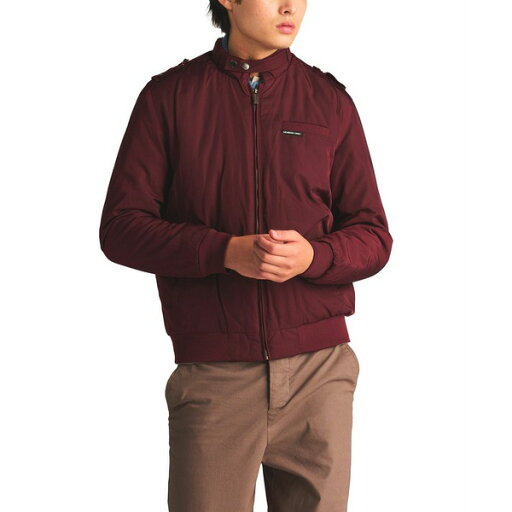 メンバーズオンリー メンズ ジャケット&ブルゾン アウター Big & Tall Classic Iconic Racer Jacket (Slim Fit) Burgundy メンバーズオンリー メンズ ジャケット&ブルゾン アウター Big & Tall Classic Iconic Racer Jacket (Slim Fit) Burgundy