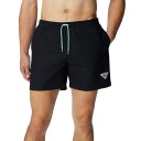 コロンビア メンズ カジュアルパンツ ボトムス Men's Performance Rambler Logo Swim Trunks Black