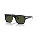 ペルソル レディース サングラス&アイウェア アクセサリー Unisex Sunglasses, Po3348S Black