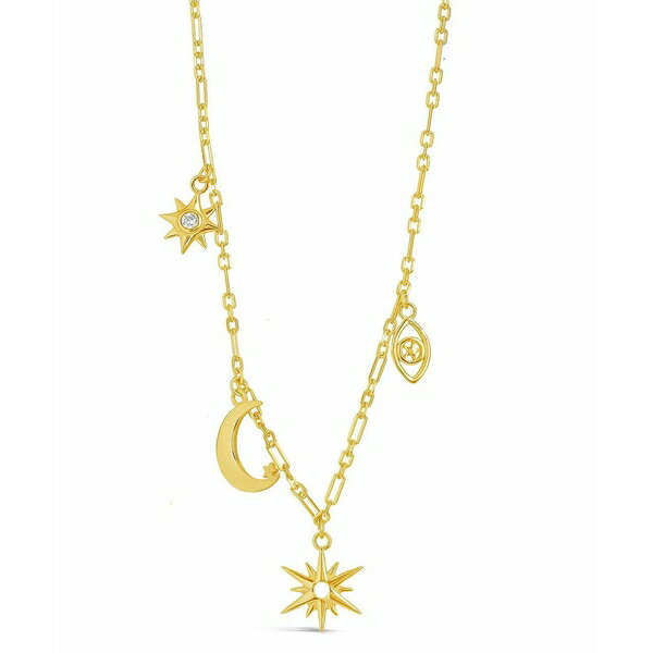 X^[OtH[Go[ fB[X lbNXE`[J[Ey_ggbv ANZT[ Women's Sky Charm Necklace Gold-Tone