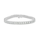 obWF[~VJ fB[X uXbgEoOEANbg ANZT[ Lab Grown Diamond Emerald-Cut Tennis Bracelet (11 ct. t.w.) in 14k White Gold White Gold