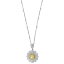 ե 쥯  ͥå쥹硼 ꡼ EFFY® Yellow Diamond (7/8 ct. t.w.) & White Diamond (1-1/6 ct. t.w.) Pendant Necklace in 18k Two-Tone Gold White Gold