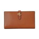 t[ Y z ANZT[ Logo Leather Bifold Wallet Lauren Tan