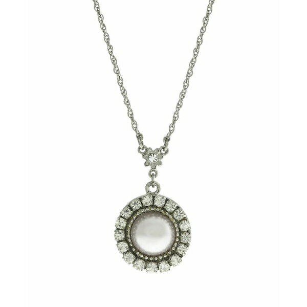 楽天asty2028 レディース ネックレス・チョーカー・ペンダントトップ アクセサリー Imitation Pearl Drop Necklace White