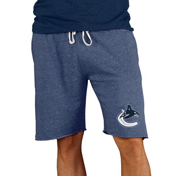 コンセプトスポーツ メンズ ハーフ&ショーツ ボトムス Vancouver Canucks Concepts Sport Mainstream Terry Shorts Navy