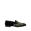【送料無料】 ジーオーバーニー・コンティー メンズ スリッポン・ローファー シューズ Loafers Black(4)