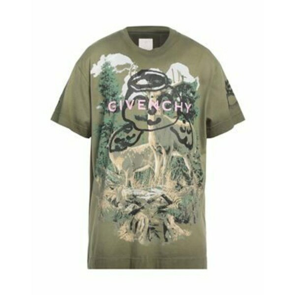 ★Givency★スリムフィットTシャツ カーキグリーン 楽天市場】グリーン(ブランドジバンシィ)(Tシャツ