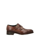 【送料無料】 サントーニ メンズ スリッポン・ローファー シューズ Loafers Brown