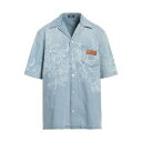 【送料無料】 ヴェルサーチ メンズ シャツ トップス Denim shirts Blue