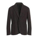【送料無料】 バルバナポリ メンズ ジャケット&ブルゾン アウター Blazers Brown(4)