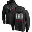 t@ieBNX Y p[J[EXEFbgVc AE^[ Houston Texans NFL Pro Line by Fanatics Branded Personalized Midnight Mascot Pullover Hoodie Black