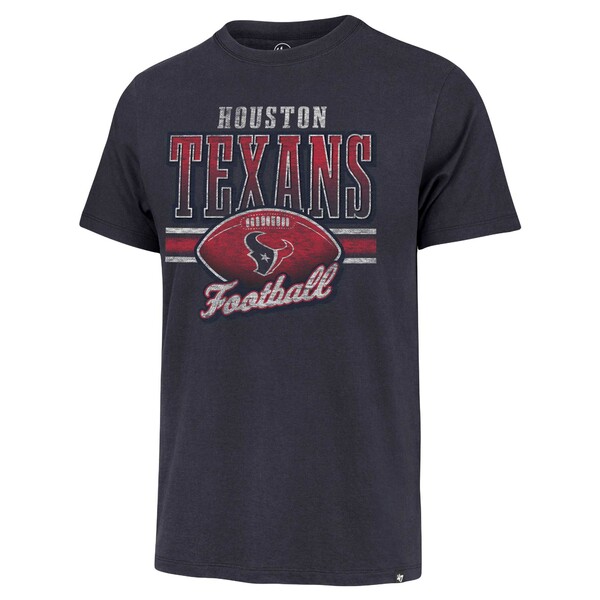 フォーティーセブン メンズ Tシャツ トップス Houston Texans '47 Last Call Franklin TShirt Navy