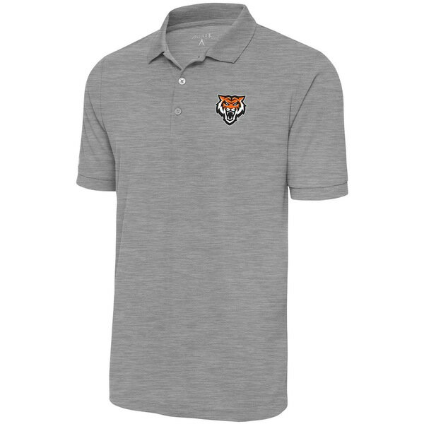 AeBOA Y |Vc gbvX Idaho State Bengals Antigua Legacy Pique Polo Heather Gray