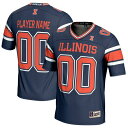 ゲームデイグレーツ メンズ ユニフォーム トップス Illinois Fighting Illini GameDay Greats NIL PickAPlayer Football Jersey Navy