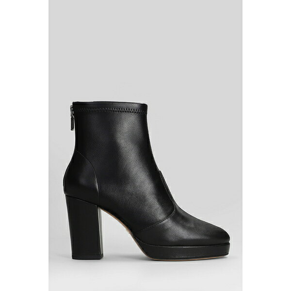 ローラクルス レディース ブーツ シューズ High Heels Ankle Boots In Black Leather black
