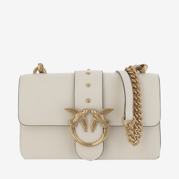 ピンコ レディース ショルダーバッグ バッグ Love One Mini Bag White
