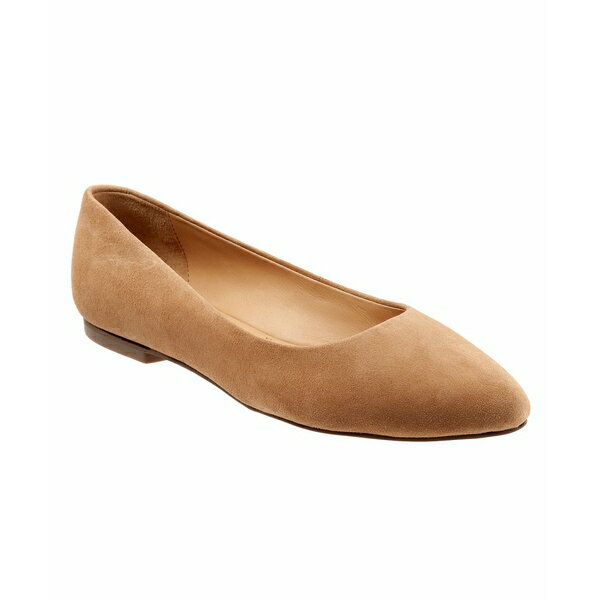 トロッターズ レディース サンダル シューズ Women's Estee Flat Camel Suede