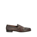 【送料無料】 サントーニ メンズ スリッポン・ローファー シューズ Loafers Brown