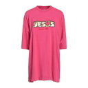 【送料無料】 ヴェトモン レディース Tシャツ トップス T-shirts Pink