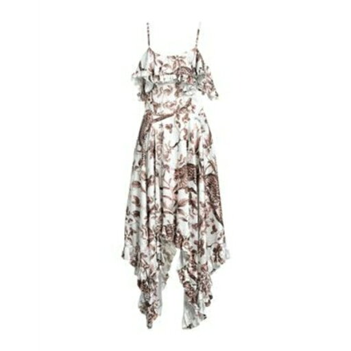 【送料無料】 オーディー エト アモー レディース ワンピース トップス Midi dresses White 【送料無料】 オーディー エト アモー レディース ワンピース トップス Midi dresses White
