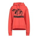 【送料無料】 ディースクエアード レディース パーカー・スウェットシャツ アウター Sweatshirts Orange