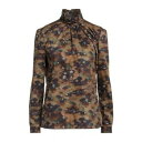 【送料無料】 キャリバン レディース Tシャツ トップス Tops Green