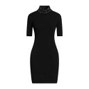 【送料無料】 ヴェルサーチ レディース ワンピース トップス Mini dresses Black