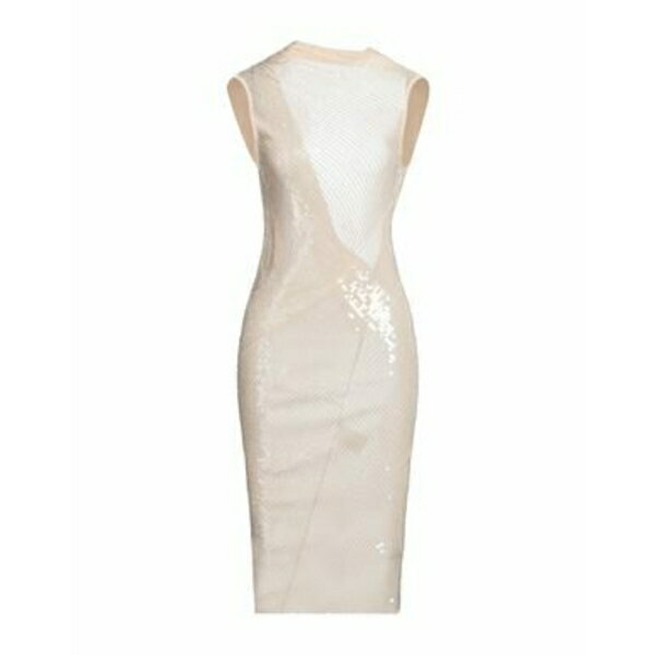 【送料無料】 リックオウエンス レディース ワンピース トップス Midi dresses Beige
