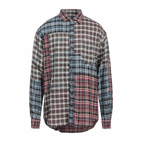【送料無料】 ディースクエアード メンズ シャツ トップス Shirts Brown