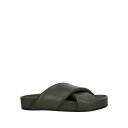 【送料無料】 ジル・サンダー メンズ サンダル シューズ Sandals Green