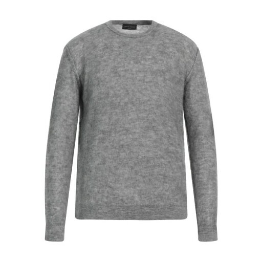 【送料無料】 ロベルトコリーナ メンズ ニット&セーター アウター Sweaters Grey 【送料無料】 ロベルトコリーナ メンズ ニット&セーター アウター Sweaters Grey