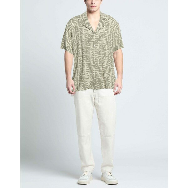 【送料無料】 バルマン メンズ シャツ トップス Shirts Green