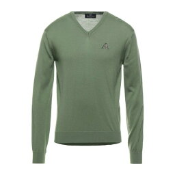 【送料無料】 アクアスキュータム メンズ ニット&セーター アウター Sweaters Light green