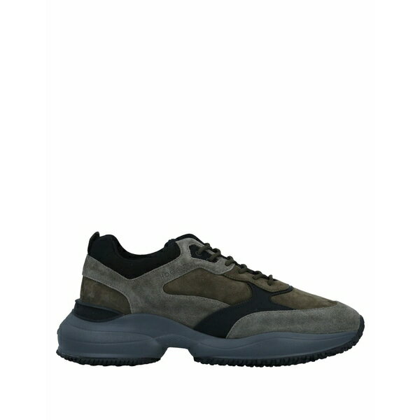 【送料無料】 ホーガン メンズ スニーカー シューズ Sneakers Military green